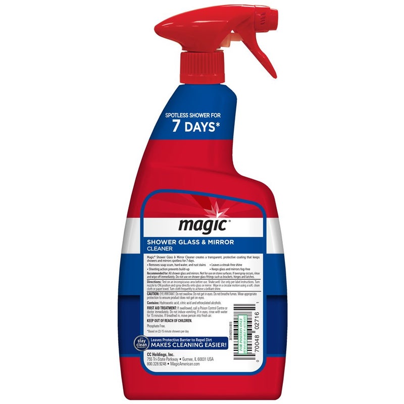 Magic Shower Glass  Mirror Cleaner 28 Fluid Ounce Packaging May Vary - Image 2