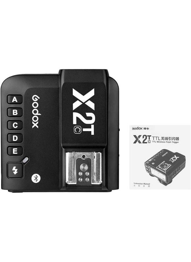 Godox Godox X2T-C TTL Wireless Flash Trigger for Canon – 2.4GHz Godox Trigger with HSS 1/8000s E-TTL II TCM Bluetooth LCD – Compatible with Godox Flash Canon Flash and Camera Flash Light  - Image 2