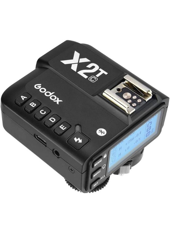 Godox - Godox X2T-C TTL Wireless Flash Trigger for Canon – 2.4GHz Godox Trigger with HSS 1/8000s E-TTL II TCM Bluetooth LCD – Compatible with Godox Flash Canon Flash and Camera Flash Light - Image 1