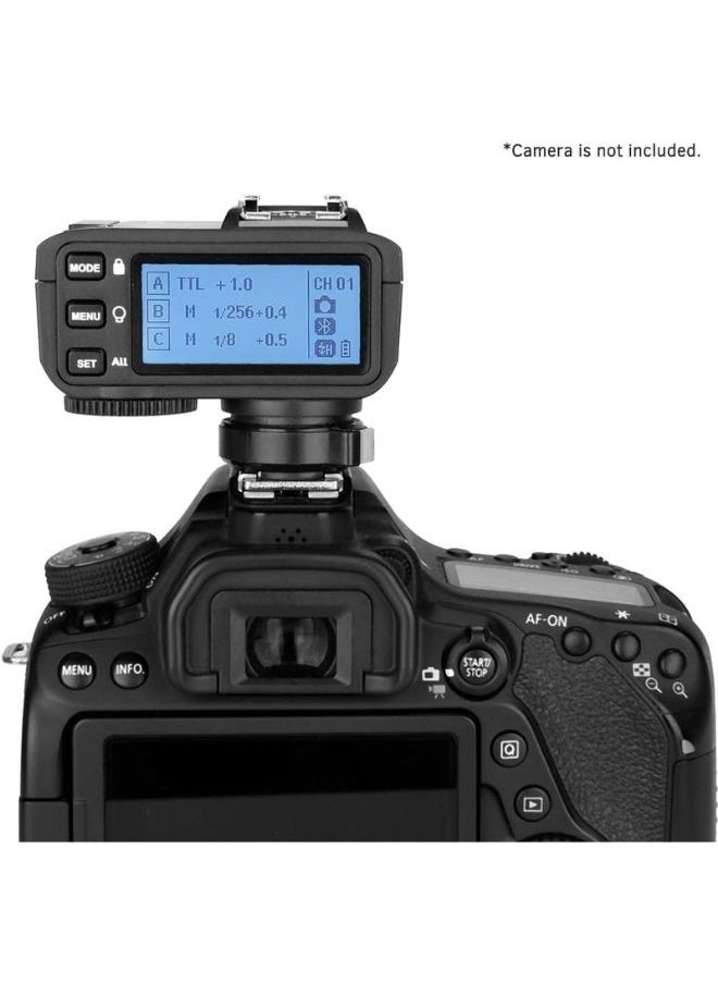 Godox Godox X2T-C TTL Wireless Flash Trigger for Canon – 2.4GHz Godox Trigger with HSS 1/8000s E-TTL II TCM Bluetooth LCD – Compatible with Godox Flash Canon Flash and Camera Flash Light  - Image 5