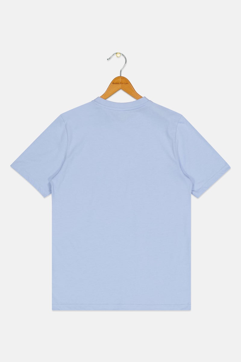 Adidas Kids Girl Short Sleeve Outdoor Top, Light Blue  - Image 2