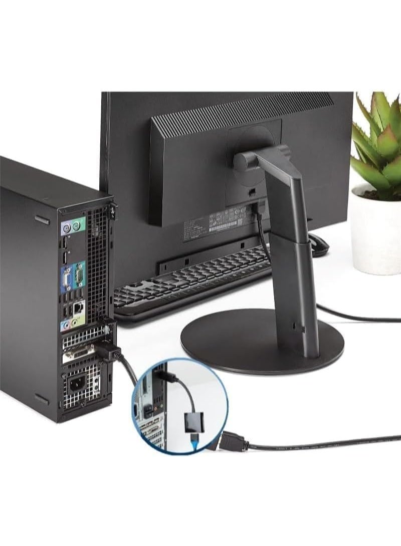 A PLUS AB-26KD DisplayPort to HDMI Adapter – Full HD 1080p Video Converter Cable for PC & Laptop to TV or Monitor - Image 2