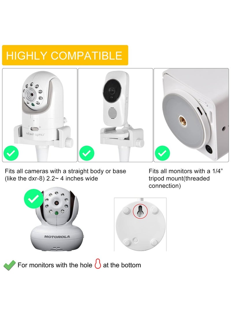 iTODOS The iTODOS monitoring bracket camera tray is compatible with the Baby Optical DXR 8 and most other monitoring devices, and is suitable for general cameras. - Image 2