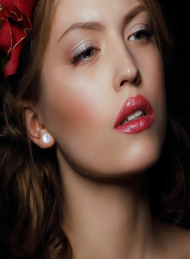 Waybas 600 PCS 8MM Hypoallergenic Stainless Steel Earrings Posts Flat Pad Blank Earrings Pin Studs with Butterfly Earring Backs and Silicone Bullet Earring Backs for Jewelry Making Findings - Image 5