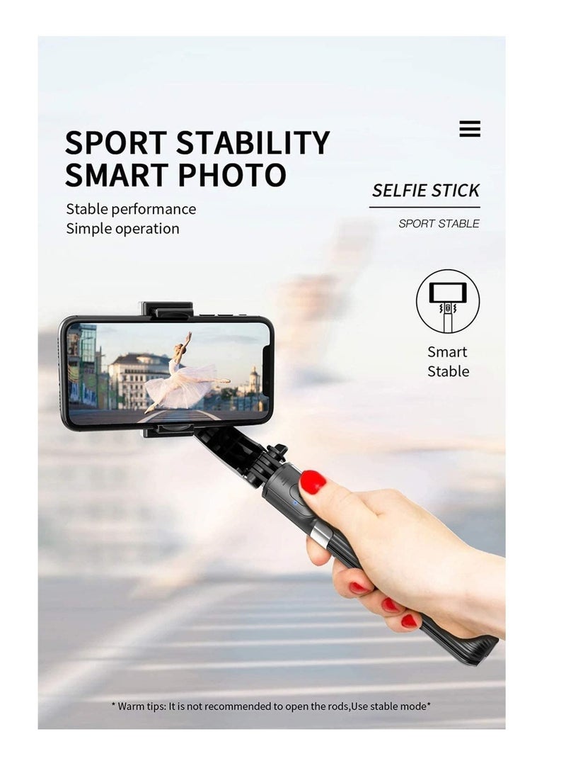 ELTRAZONE Bluetooth Handheld Gimbal Stabilizer Mobile Phone Selfie Stick Holder Adjustable Selfie Stand With tripod - Image 5