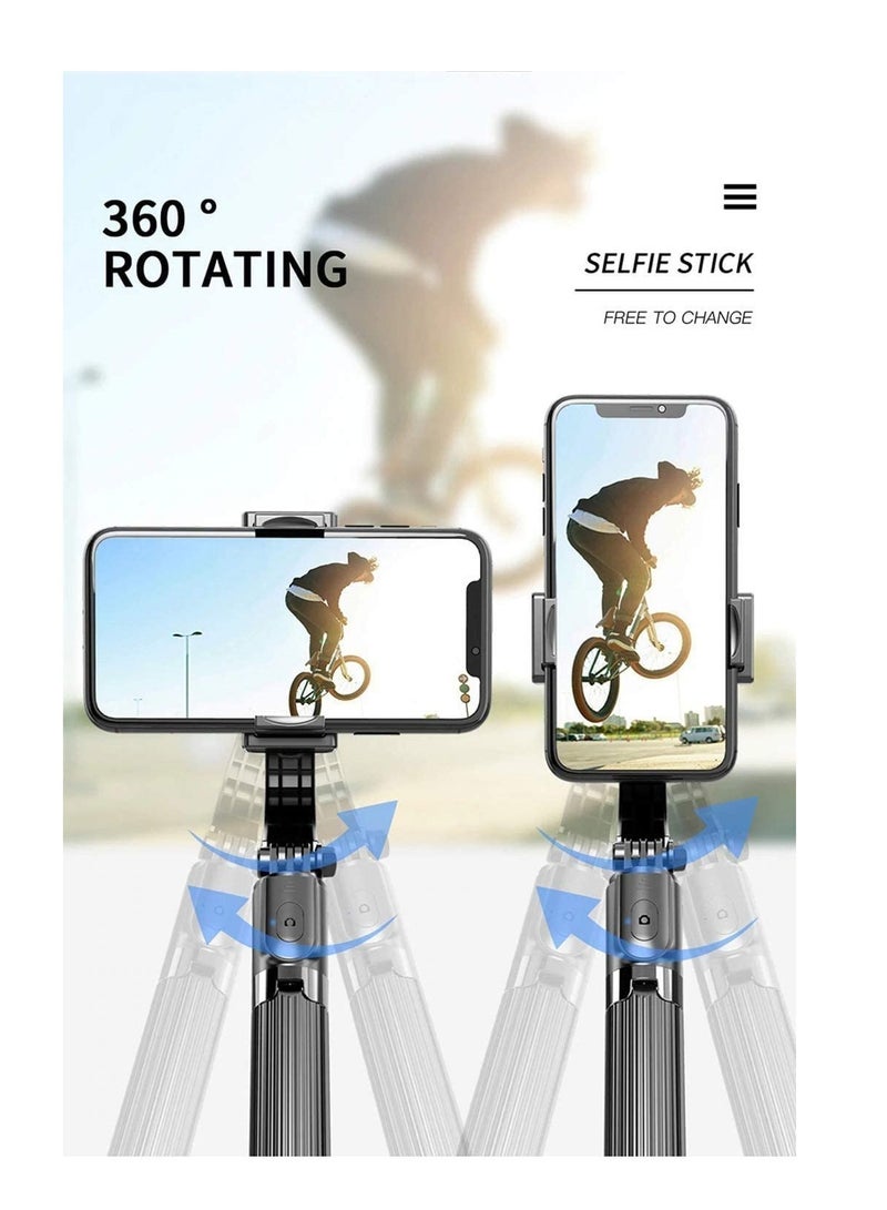 ELTRAZONE Bluetooth Handheld Gimbal Stabilizer Mobile Phone Selfie Stick Holder Adjustable Selfie Stand With tripod - Image 4