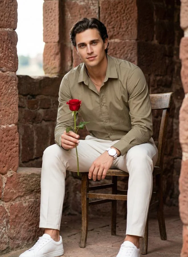 Truloom Brown Men Brown Comfort Casual Shirt for Men | Best Price UAE