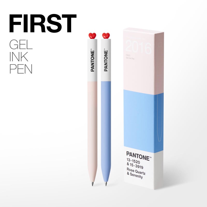 Kaco FIRST Gel Pens 2 Pieces with Black Ink, 0.5 mm Fine Point, Smooth Writing Experience, Aesthetic Cute Stationery for Journaling, Note Taking Pens (2000 Cerulean) - Image 5