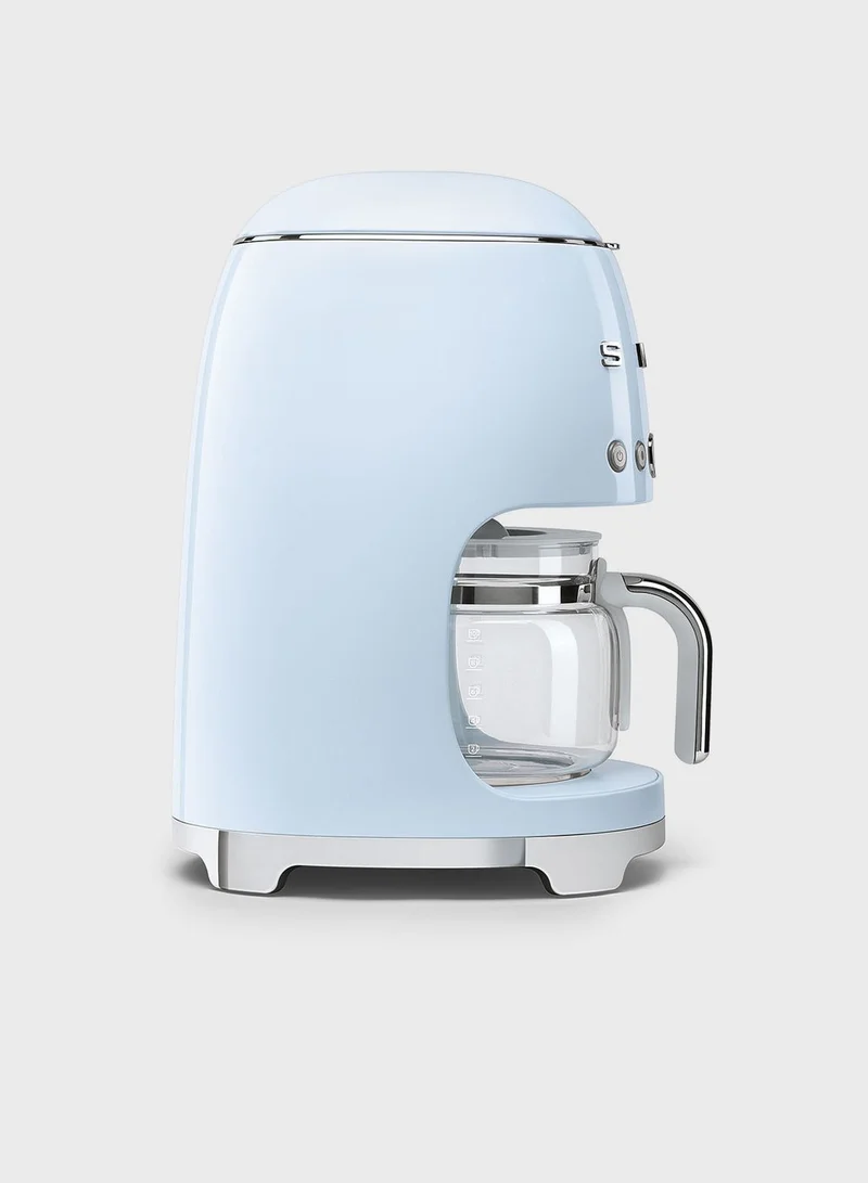 smeg Blue 50'S Retro Style Drip Filter Coffee Machine