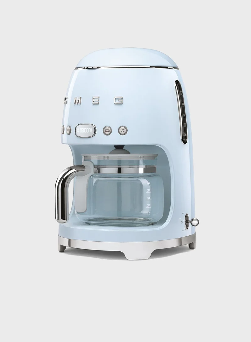smeg Blue 50'S Retro Style Drip Filter Coffee Machine