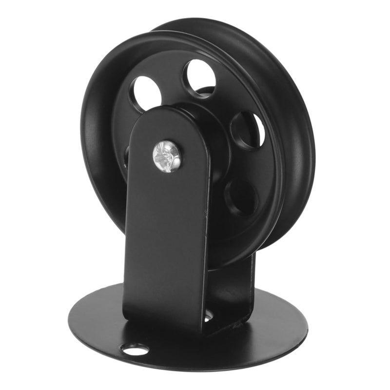 Ceiling Mounted Iron Pulley Wheel for Pendant Lights DIY Lighting Fixtures Accessory - Image 2