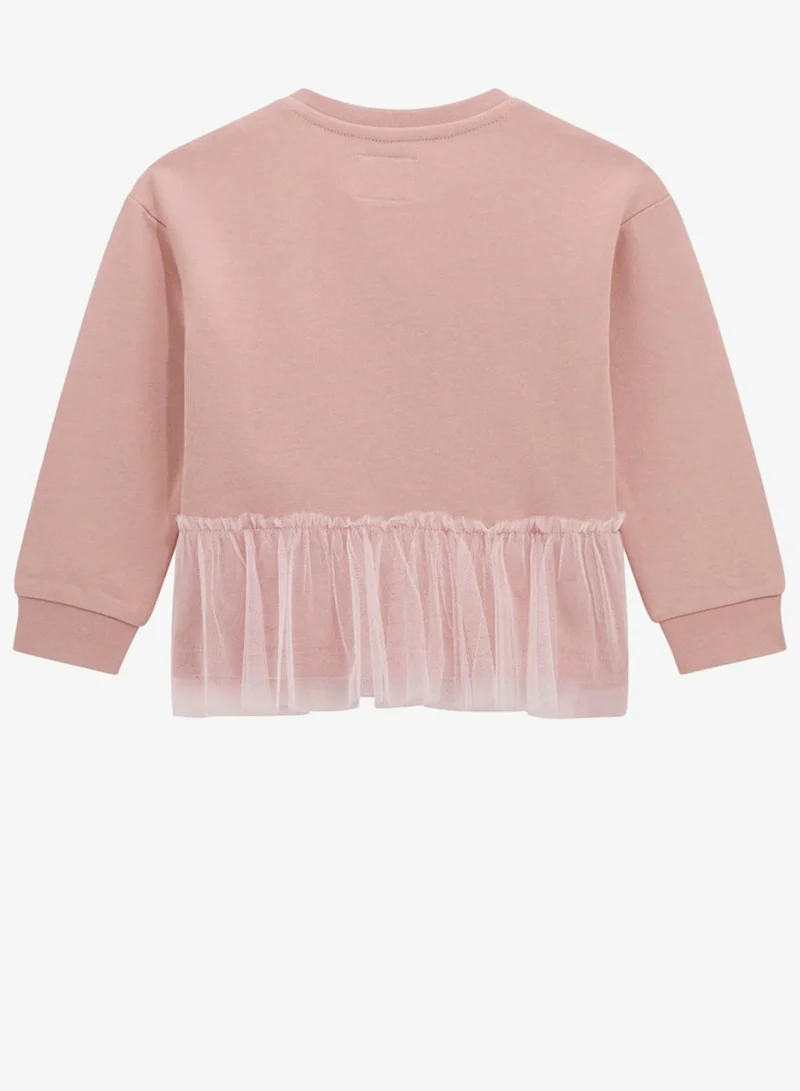 GUESS Kids Graphic Crew Neck Sweatshirt