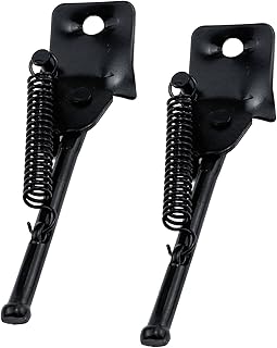 Tsnamay 2Pcs Black Bike Kickstand,Child Bicycle Kickstand Single-Side Stand Folding Bicycle Stand Support Rear Mount - Image 1