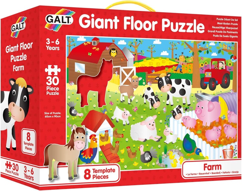 GALT Toys Farm Floor Puzzle - Image 1