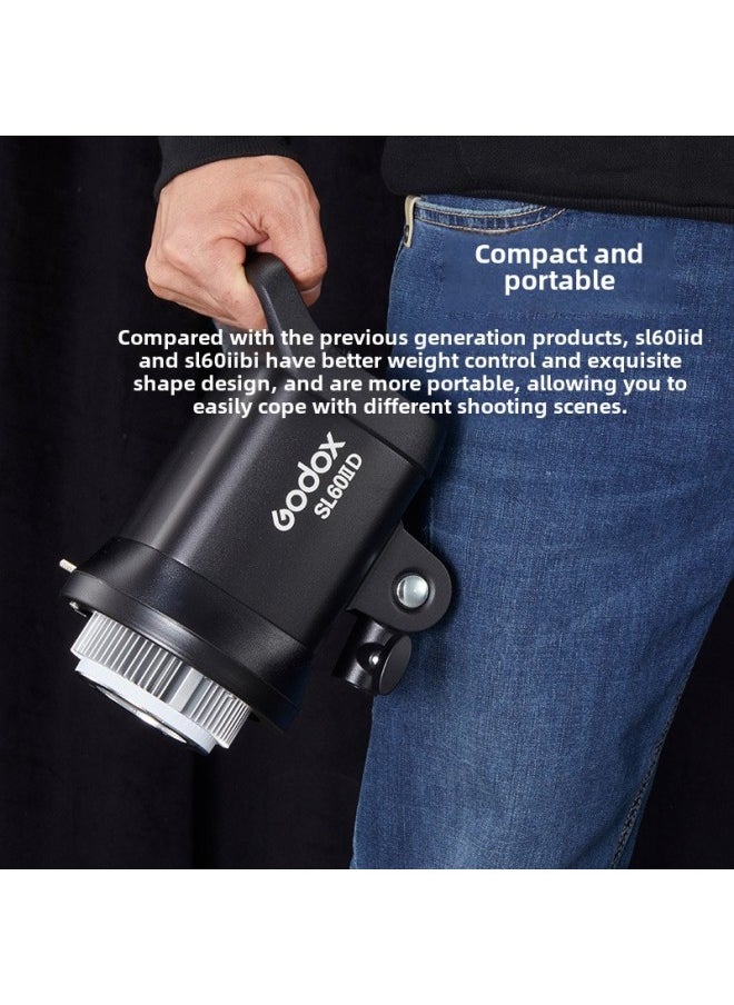 GODOX Shenniu SL60W SL60IID SL60IIBi Second Generation Video Live LED Photography COB Light-Color Of Light Source:Godox Sl60iid