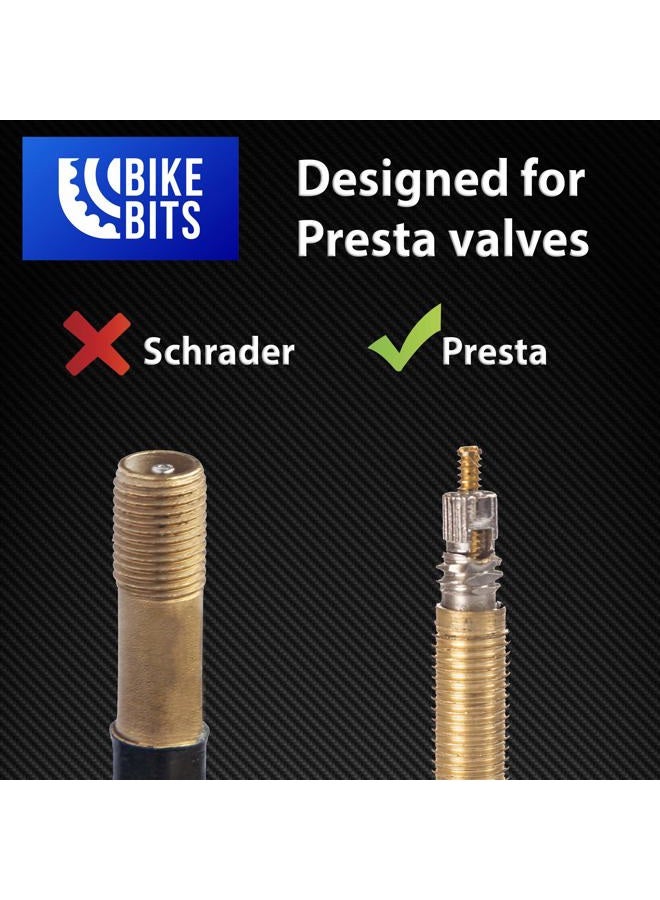 Bike Bits Presta Valve Caps - Use On Presta/French Valves (4 Pack) (Gold, Rocket) - Image 3