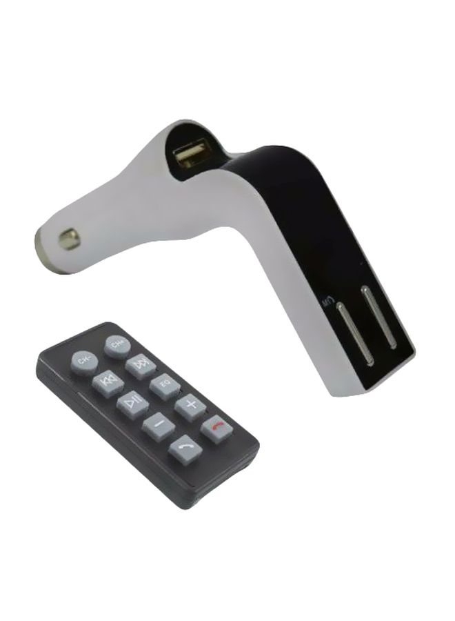 نيبمينينت جهاز إرسال FM للسيارة لاسلكي يعمل بخاصية البلوتوث متعدد الألوان