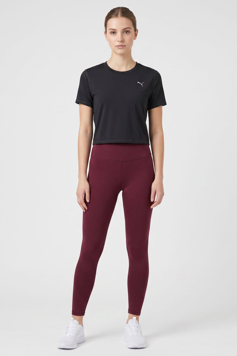 PUMA Women Sportswear Fit Short Sleeve Training Top, Black - Image 2