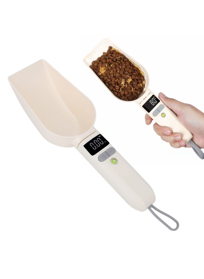 SYOSI Rechargeable Food Measuring Spoon, Versatile Digital Food Scoop for Kitchen and Pet Use, Precise and Detachable, Weighs 1g to 800g, Supports Units g oz ml - Image 2