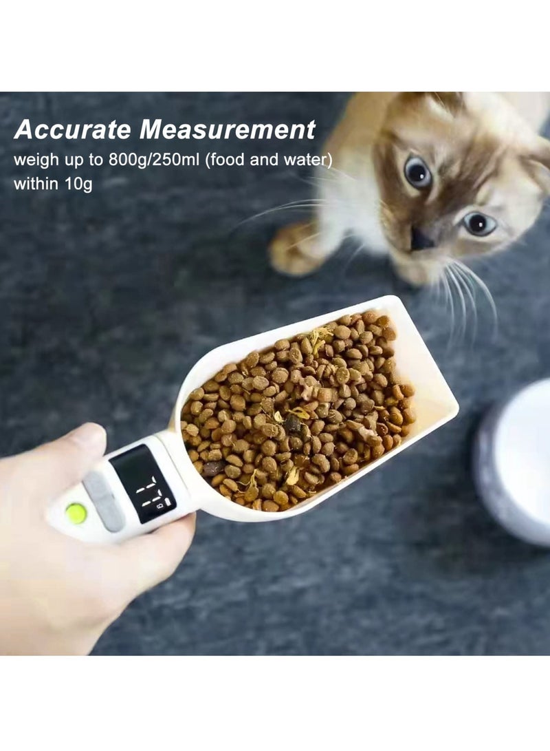 SYOSI Rechargeable Food Measuring Spoon, Versatile Digital Food Scoop for Kitchen and Pet Use, Precise and Detachable, Weighs 1g to 800g, Supports Units g oz ml - Image 5