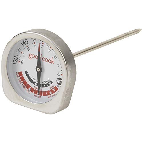 GoodCook Everyday Meat Thermometer with Bidirectional Dial for Meat Type Doneness