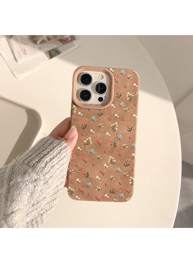 NIBEMINENT Colorful Flowers Fill The Screen Protective TPU Case Cover For iPhone 15 Pro - Image 3