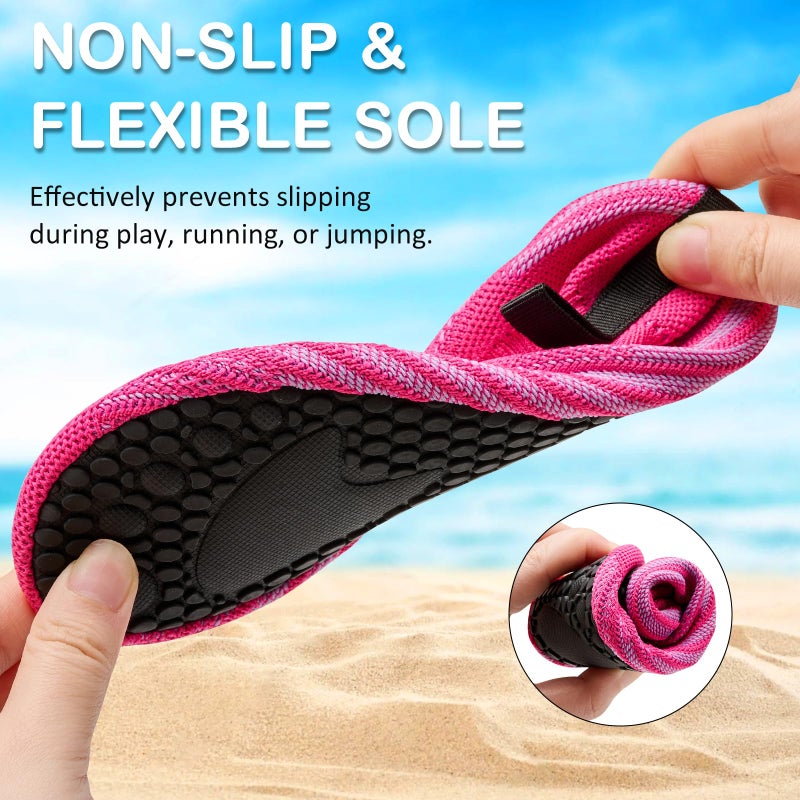 ANLUKE Kids Water Shoes Girls Boys Slippers Swimming Shoes Barefoot Quick Dry Aqua Socks - Image 5
