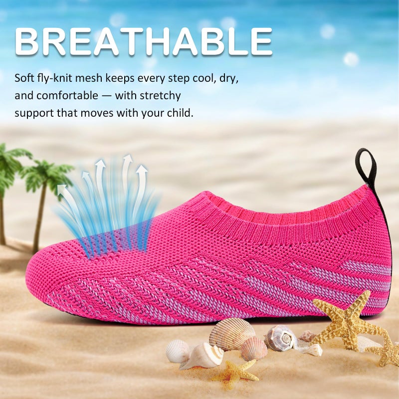 ANLUKE Kids Water Shoes Girls Boys Slippers Swimming Shoes Barefoot Quick Dry Aqua Socks - Image 4