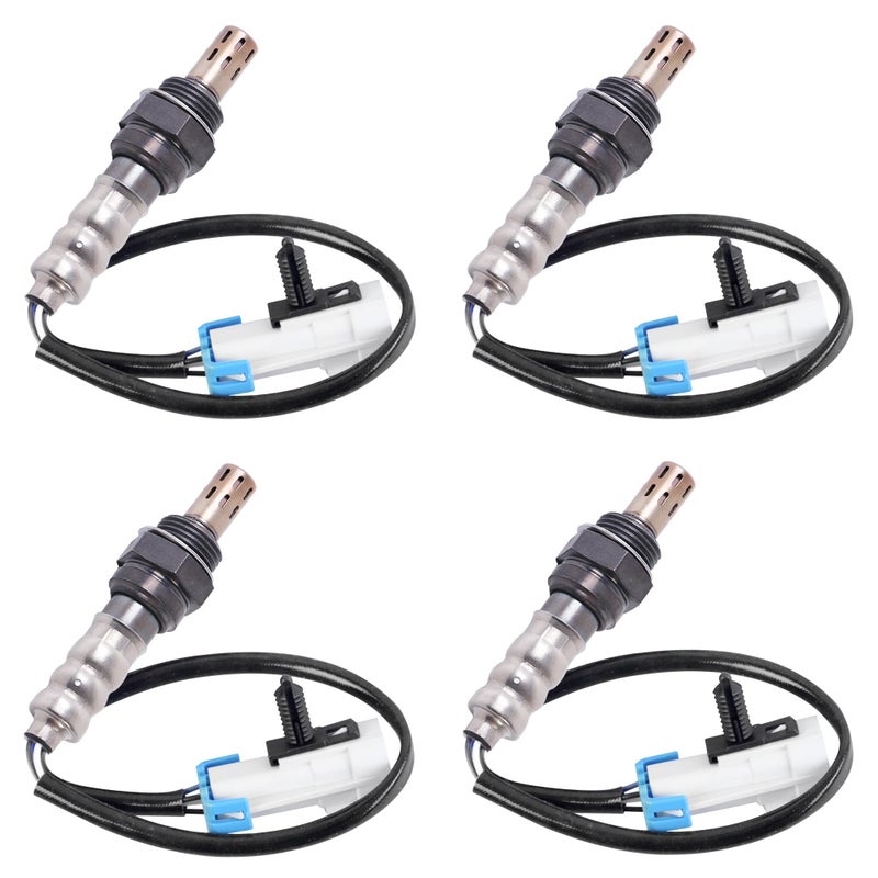KUIPERAUTO Oxygen Sensor Upstream Downstream 13786 2344668 Compatible for Chevy Silverado Tahoe GMC Sierra Yukon 2003 2004 2005 Set of 4