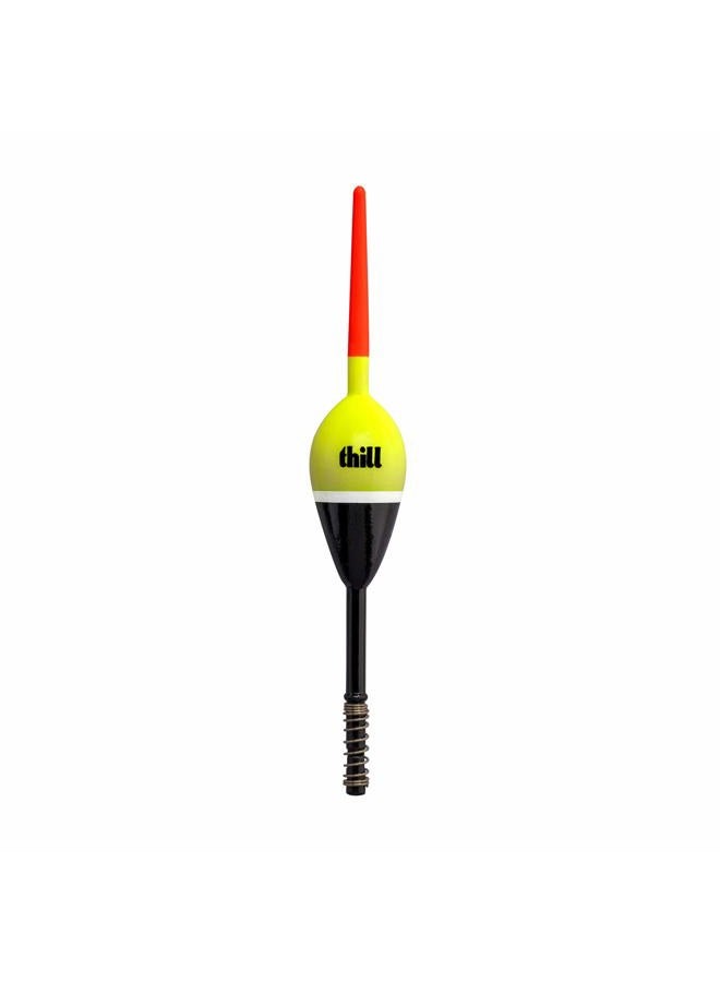 Night 'N Day Glow Float Balsa Wood Fishing Bobber, 7/8" Oval, Spring Float