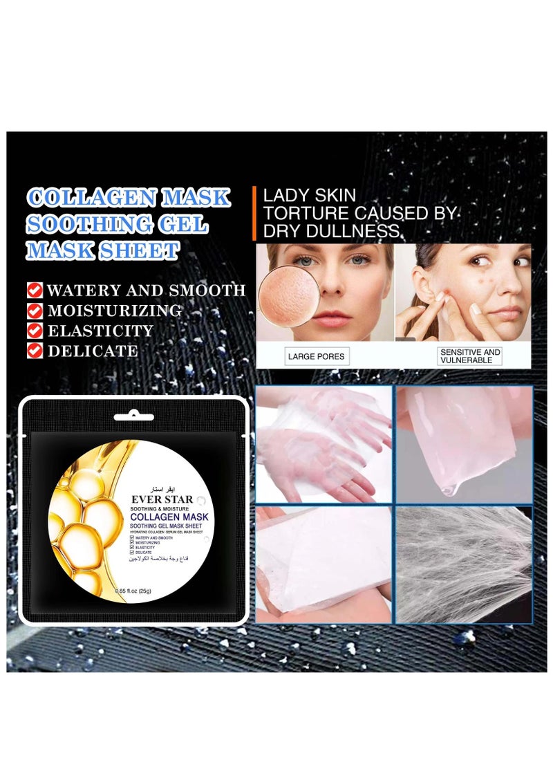 Ever star - 10 Pieces Collagen Face Mask - Image 1