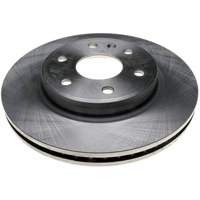 rayihni ACDelco Silver 18A2497A 19294180 NonCoated Front Disc Brake Rotor - Image 1