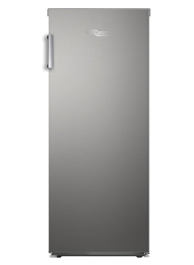 Super General 160 Liters gross upright freezer Inverter, No Frost, Ice Twist Maker, Reversible Door, 10 Years Inverter Warranty. 122 L 220 W SGUF201NFDC Silver