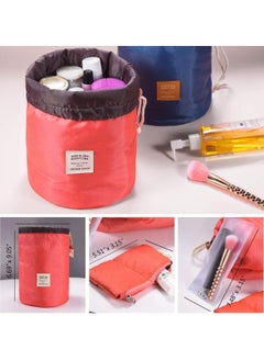 Travel Bag Portable Foldable Cases Multifunctional Toiletry Bucket Bags Round Organizer Storage (Rose Red) - pzsku/Z48C62C31A13C1676E071Z/45/_/1658490870/fd3c8cd5-591c-4372-9662-65278db4e1f7