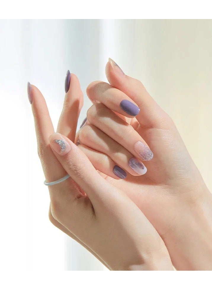Ohora Gel Nail Strips Pro-Finish Gel Goblin Moon 30units - Image 2