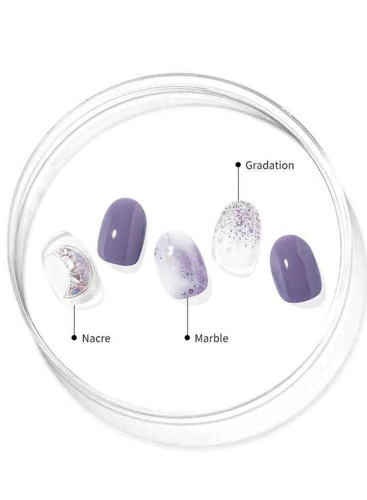 Ohora Gel Nail Strips Pro-Finish Gel Goblin Moon 30units - Image 3
