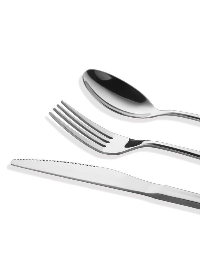 30-Piece Stainless Steel Cutlery Set Silver
24.9*7.85*5.2 centimeter