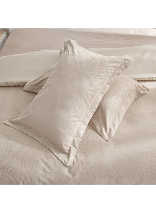 Home Box طقم غطاء لحاف سوبر كينج جاكار قطن مطبوع 3 قطع - 220x240 سم - Image 5