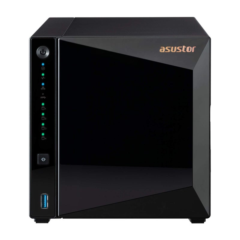 asustor Asustor Drivestor 4 Pro AS3304T - 4 Bay NAS, 1.4GHz Quad Core, 2.5GbE Port, 2GB RAM DDR4, Network Attached Storage (Diskless) - Image 1