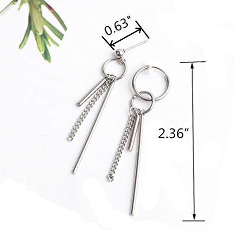 Mshion Stud Stainless Steel Earrings for Womens Mens Holiday Gifts - Image 2