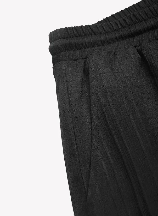 Take Two Solid Short Sleeve Shirt and Pants Co-Ords by Styli