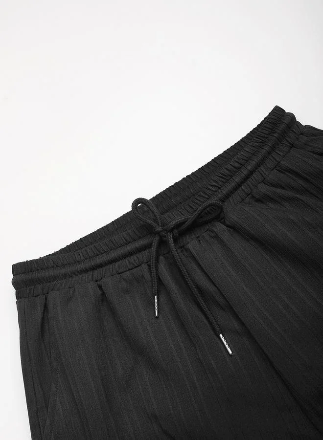 Take Two Solid Short Sleeve Shirt and Pants Co-Ords by Styli