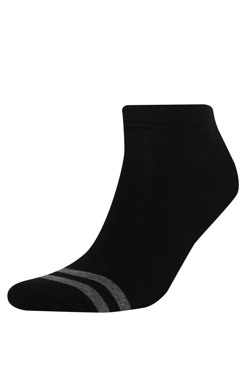 DeFacto Black Man Man Striped 3 piece Short Socks Casual - Image 2