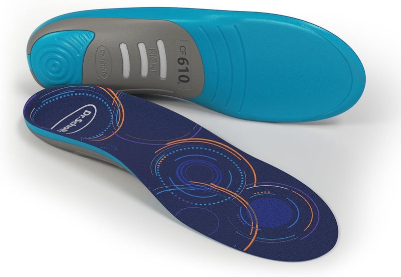 Dr. Scholl's Custom FiT Comfort Insoles, Standard Arch Support Shoe Inserts for Women Size 5.5-6 | Men 4.5-5, Full Length Insoles Men Women, Superior All Day Comfort and Plantar Fasciitis Relief CF610