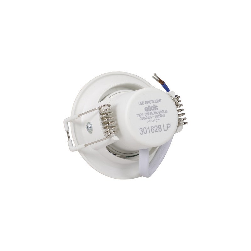 Elios white round 3W SMD Spotlight - Image 3