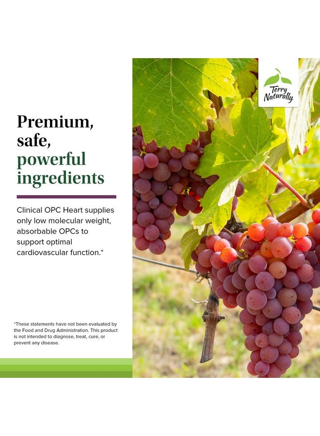 Terry Naturally Clinical OPC Heart - Heart Health Supplement with Magnesium, Vitamin B6, Grape Seed Extract - Dietary Supplement for Artery Health & Circulation - 60 Capsules - Image 5