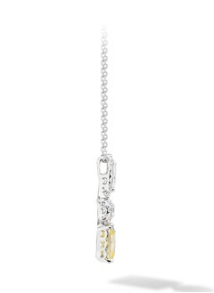 AWNL Women Necklace with Golden CZ Diamonds  - Image 3