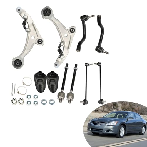 munirater 10-Pack Control Arms Tie Rod Ends Sway Bar Ends Suspension Kit Replacement for 2007-2012 Altima All Models (Excludes Hybrid), 2013 Altima Couple Models Only - Image 1