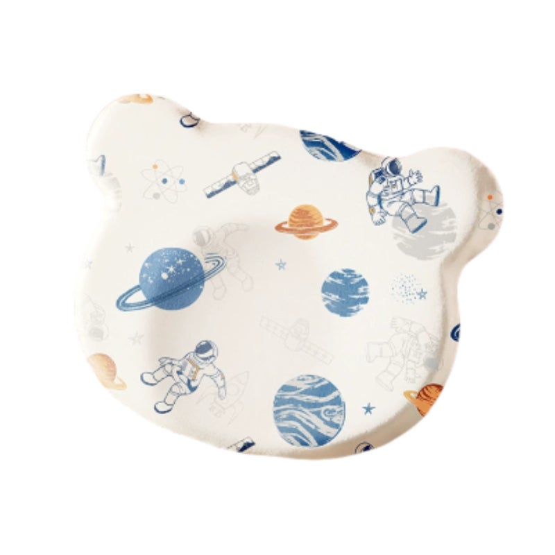 Baby slow rebound memory cotton styling pillow (0-12 months), universal baby styling pillow for all seasons (pillowcase model) - Image 1
