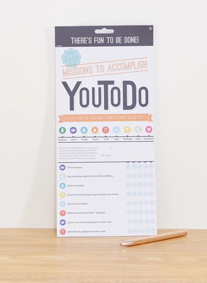 Luckies Fun Stuff To Do Wall Chart